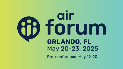 2025 AIR Forum Registration Open